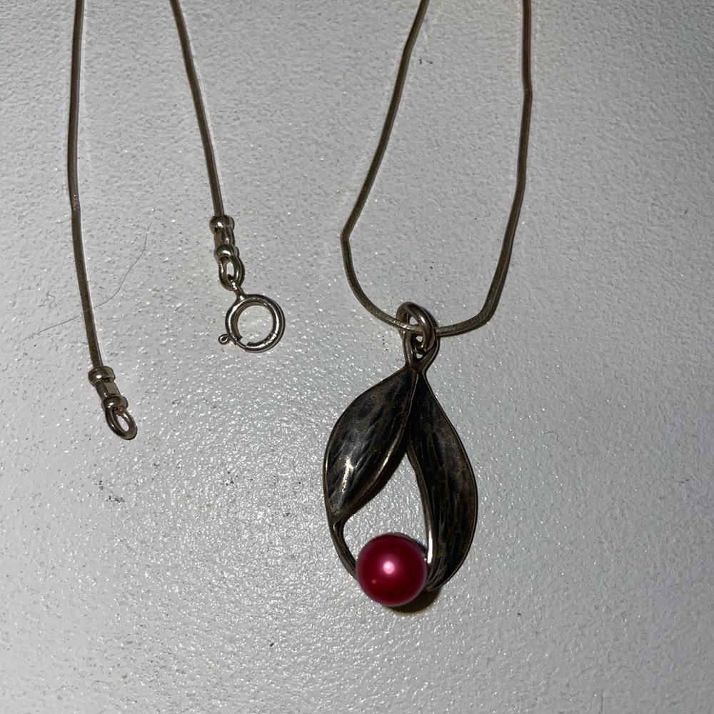 Pink Pearl Necklace